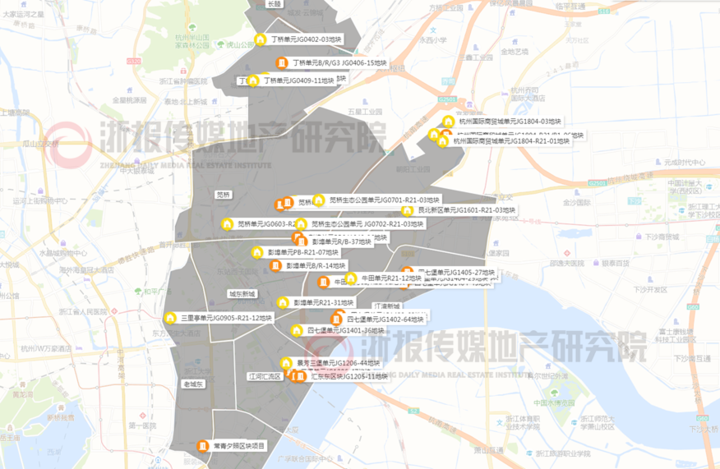 今年江干区计划供应土地30宗,江河汇流区及钱江新城核心区等稀缺区块