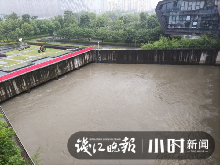 雨一直下杭州六大水库水位超汛限三堡七堡泵站向钱塘江排涝