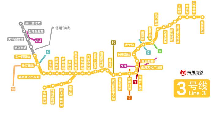 杭州地铁3号线最新进展这一段率先实现盾构区间全面贯通