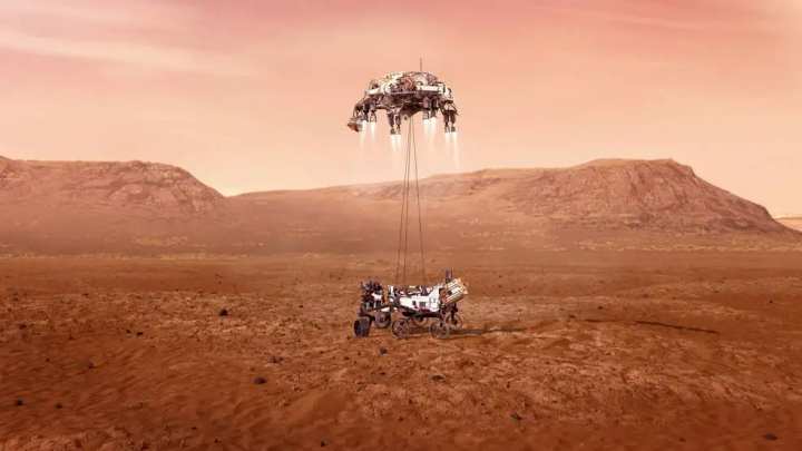 因此毅力号飞向火星的任务目标就是寻找火星生命(点击查看毅力号任务