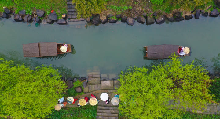 聆听范蠡西施的美丽传说,在曲溪村体验户外慢生活…杭嘉湖平原腹地