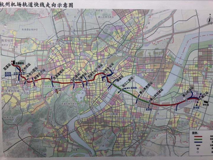 杭州机场轨道快线最新进展披露:火车西站地下部分长这样,以后怎么坐车