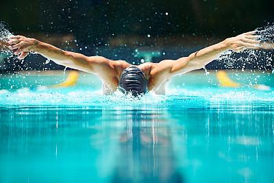游泳前热身动作图片