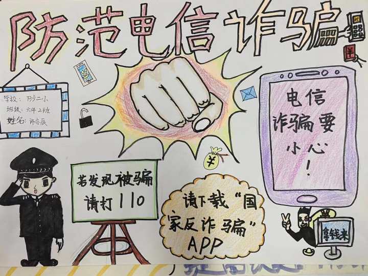 小学生防诈骗内容图片