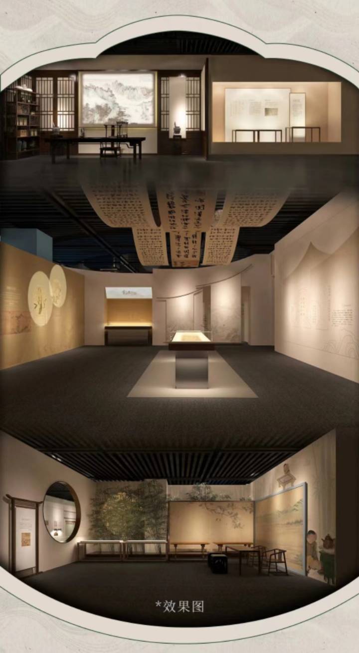 这次苏轼主题文物特展占地面积达到2000㎡,使用了三个临展厅,设有序厅