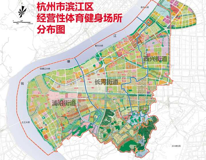 杭州滨江区社区划分图图片