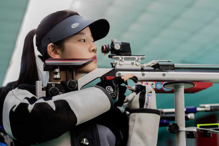 杭州姐妹花射击命中清华靶心